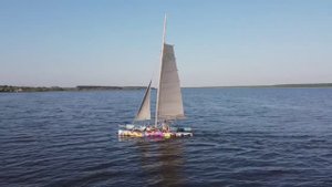 Самодельный парусный катамаран полевой аналог Торнадо Инструкция