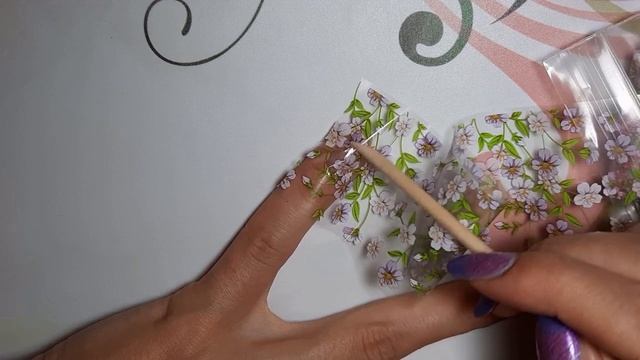Весенний маникюр с цветочной фольгой/неудачный маникюр/болтливое видео)