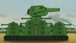 Два КВ-44 vs АРМИИ ЛЕВИАФАНА - Мультики  про танки