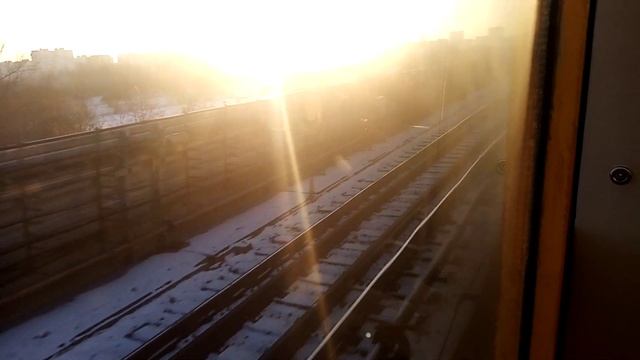 Бутовская линия метро. Битцевский Парк - Бунинская Аллея и обратно. смотреть онлайн