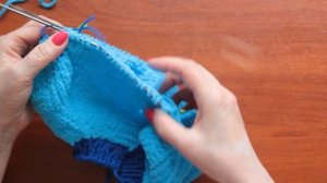 Кофточка из плюшевой пряжи