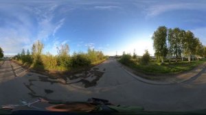 360 Центр Архангельска - Сульфат. Перевернулся на велике. Пешеходный мост через реку. 17.08.2021