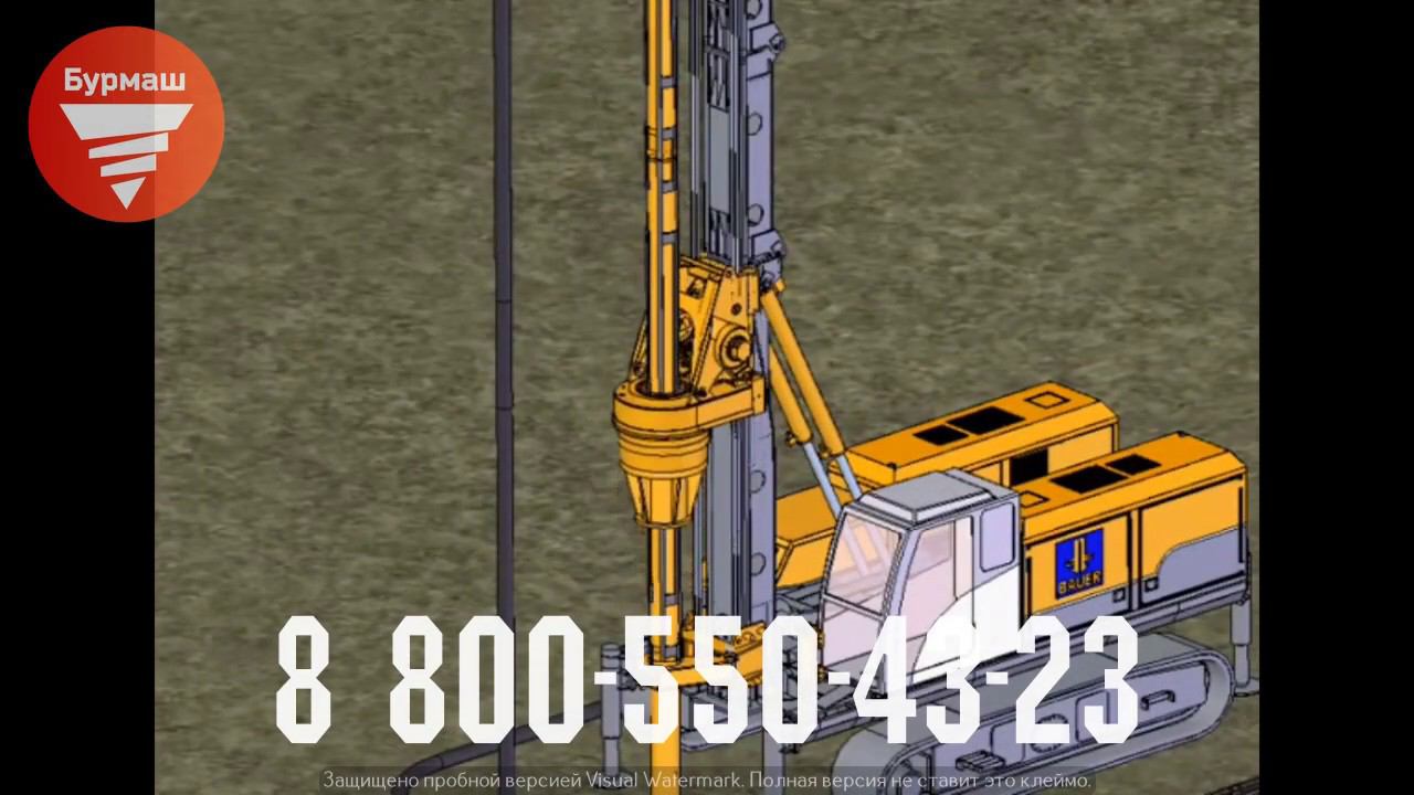 Принцип работы буровой установки