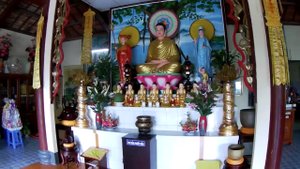 Вьетнам Вунгтау Дом чистой Нирваны Дева Мария и Голгофа