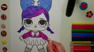 РИСУЕМ КУКЛУ ЛОЛ / КАК НАУЧИТЬСЯ РИСОВАТЬ / КУКЛЫ ЛОЛ / HOW TO DRAW a LOL SURPRISE DOLL 3