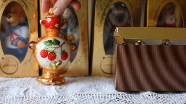 Ёлочные игрушки фабрики Ариель Самовары смотреть онлайн