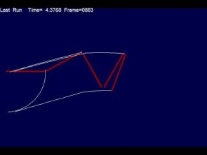 MSC.ADAMS simulation: Spacecraft solar panels deploying