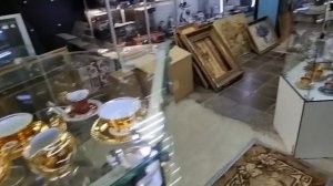 Самый большой блошиный рынок в Москве. Ретро-товары времён СССР,  фарфор, хрусталь