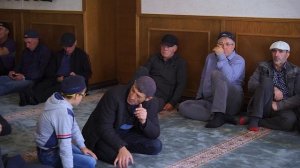 Маджлис в честь открытия восстановленной исторической мечети. Чародинский район с. Гочоб