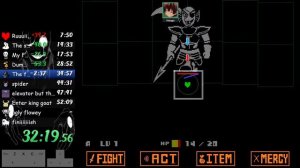 Undertale Neutral Speedrun - 1h04m37s