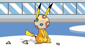 Покемон бой Эша.