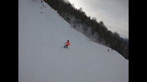 полный спуск с 2200 на 960 красная поляна