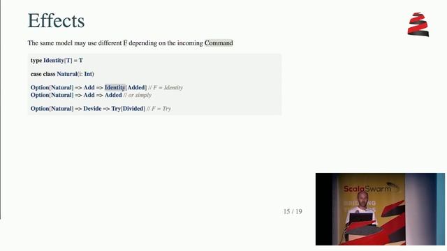 Scala Swarm 2017 | Renato Cavalcanti: Functional Foundation of Event Sourced Application смотреть онлайн