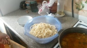 Рецепт приготовления лагмана в домашних условиях. Часть 3 -лапша для лагмана