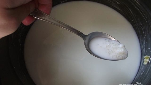 Каша рисовая на молоке в скороварке