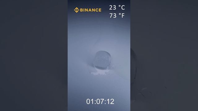 Сколько тает кубик льда? #shorts #icecube #icemelt