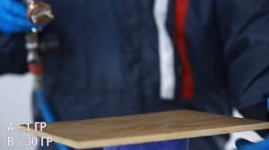 Технология глубокой пропитки пор на шпоне с помощью краскопульта