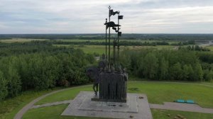 Псков. Монумент "Ледовое побоище", гора Соколиха