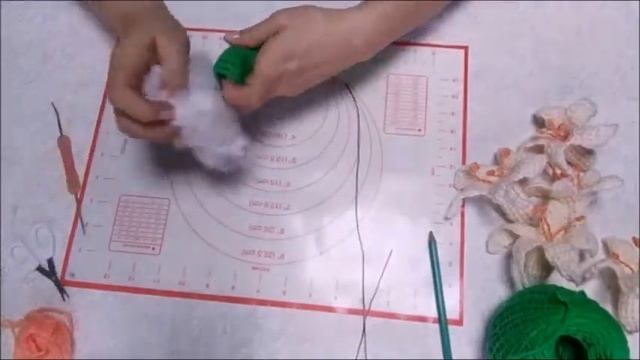 КРАСИВЫЙ ВЯЗАНЫЙ КОМНАТНЫЙ ЦВЕТОК./Вязание крючком/