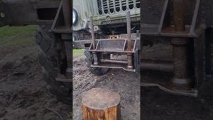 установка лебёдки зил 131 на газ 66, шишига,