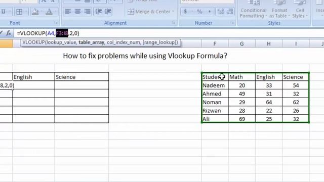 How to Fix Vlookup Formula common Problems in Microsoft Excel смотреть онлайн