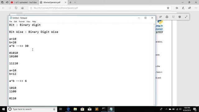 bitwise operators in python