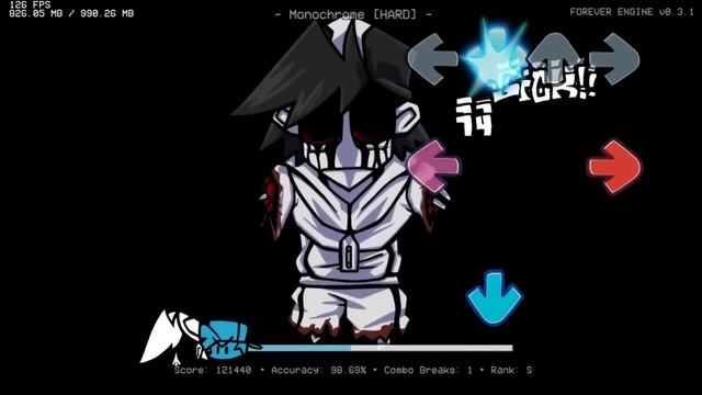FNF MOD: Hypno's Lullaby V2 - Monochrome v2 (Walkthrough/unown alphabet/HARD)