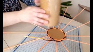 Мастер-класс. Бумажная лоза (техника плетения).