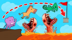 В ЭТОЙ ИГРЕ НЕТ ДРУЖБЫ! ТОЛЬКО ПОДСТАВЫ! - Ultimate Chicken Horse