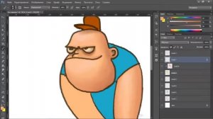 Фотошоп. Рисуем простого персонажа (Photoshop)