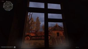 Зимний вечер в деревне и выброс в S T A L K E R - Anomaly