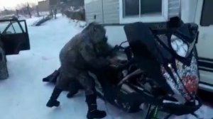 Arctic cat m1000 запуск на морозе