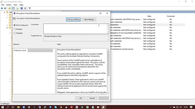 this could be due to credssp encription oracle remediation windows server 2016 смотреть онлайн