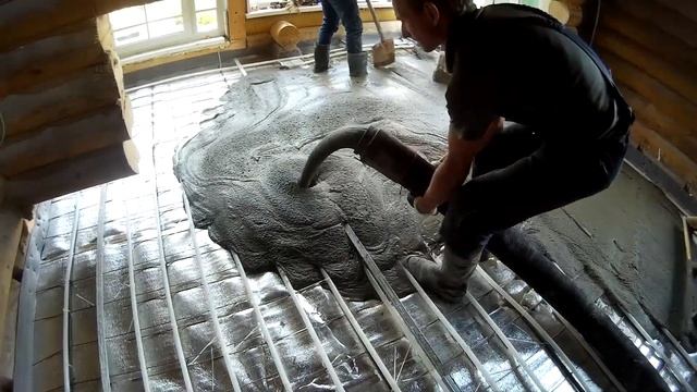 Ремонт коттеджа, под музыку, без лишних слов.