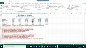 Excel 2016 Practice Test, File 1, Video 2 of 2