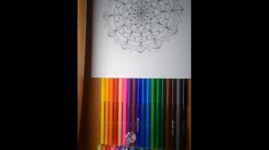 4.Как нарисовать и раскрасить мандалу. How to draw and color the mandala.