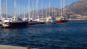Черногория, порт в г. Бар. Яхты, паром Черногория-Италия.
