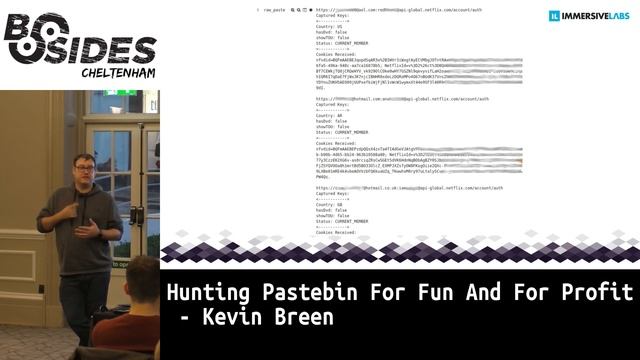 Hunting Pastebin For Fun And For Profit - Kevin Breen смотреть онлайн