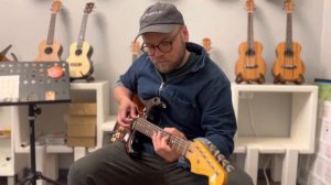 Fender Squier Classic Vibe Stratocaster '60s (B E A D F# B Baritone tuning)