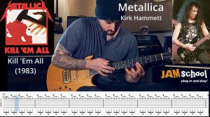 Metallica Am I Evil Kirk Hammett Guitar Solo (With TAB)