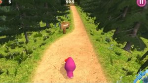 Смешная игра - Маша и Медведь про темный лес! Маша бегает по лесу и собирает конфеты