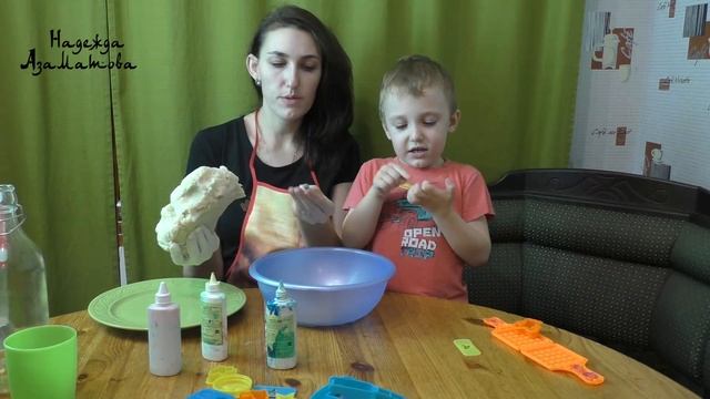 Как сделать тесто для лепки -  Надежда Азаматова