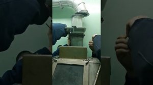 установка нового шибера