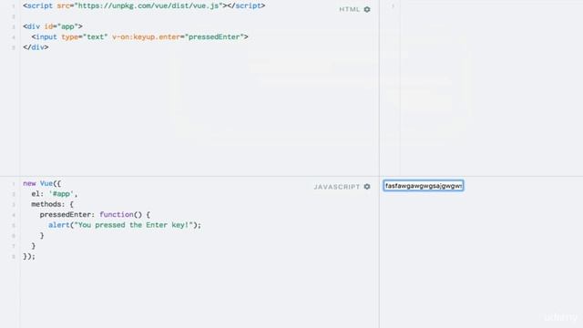 Vuejs 2 - Key modifiers - 015