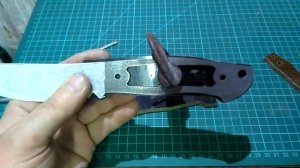 Нож самостоятельно. Накладной монтаж
