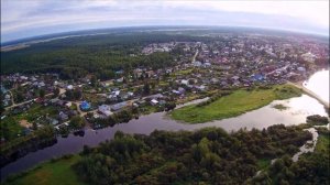 Устье Кубенское - обзор от Пролетарской 23 (1080р)