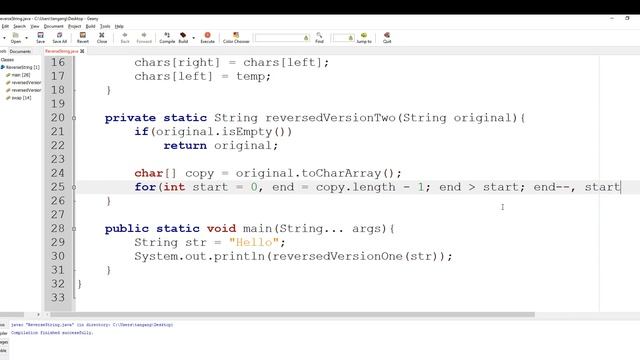 Four Ways to Reverse a String in Java|| how to reverse string in java смотреть онлайн