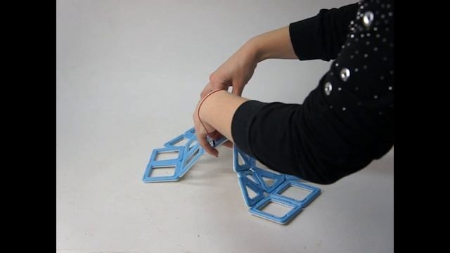 Объёмные фигуры из магнитного конструктора смотреть онлайн