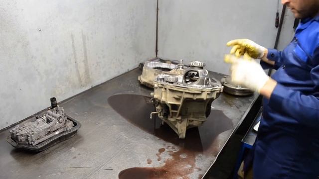 Разборка/дефектовка АКПП U660E. Toyota Camry 3,5. Мастер Сергей.
