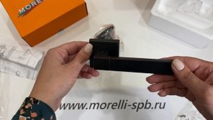 Дверные ручки Morelli "FUKOKU" MH-28 BL-S Цвет - Чёрный